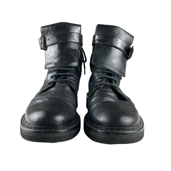 Ann Demeulemeester Buckle Lace Up Combat Boots - Picture 5 of 13